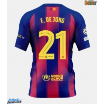 Barcelona Frenkie de Jong #21 Hjemmedrakt 2025-26 Kortermet